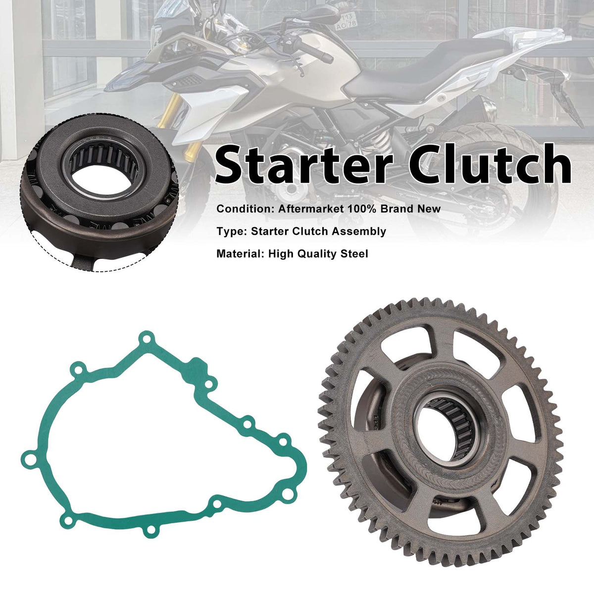 2016-2020 BMW G310GS K02 Starter Clutch One Way Gasket Generic