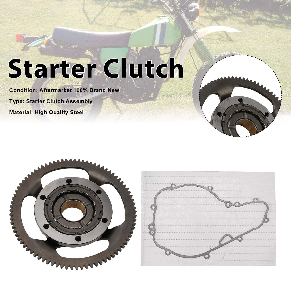 1989-1991 Kawasaki KL650 Tengal One Way Starter Clutch Kit Generic