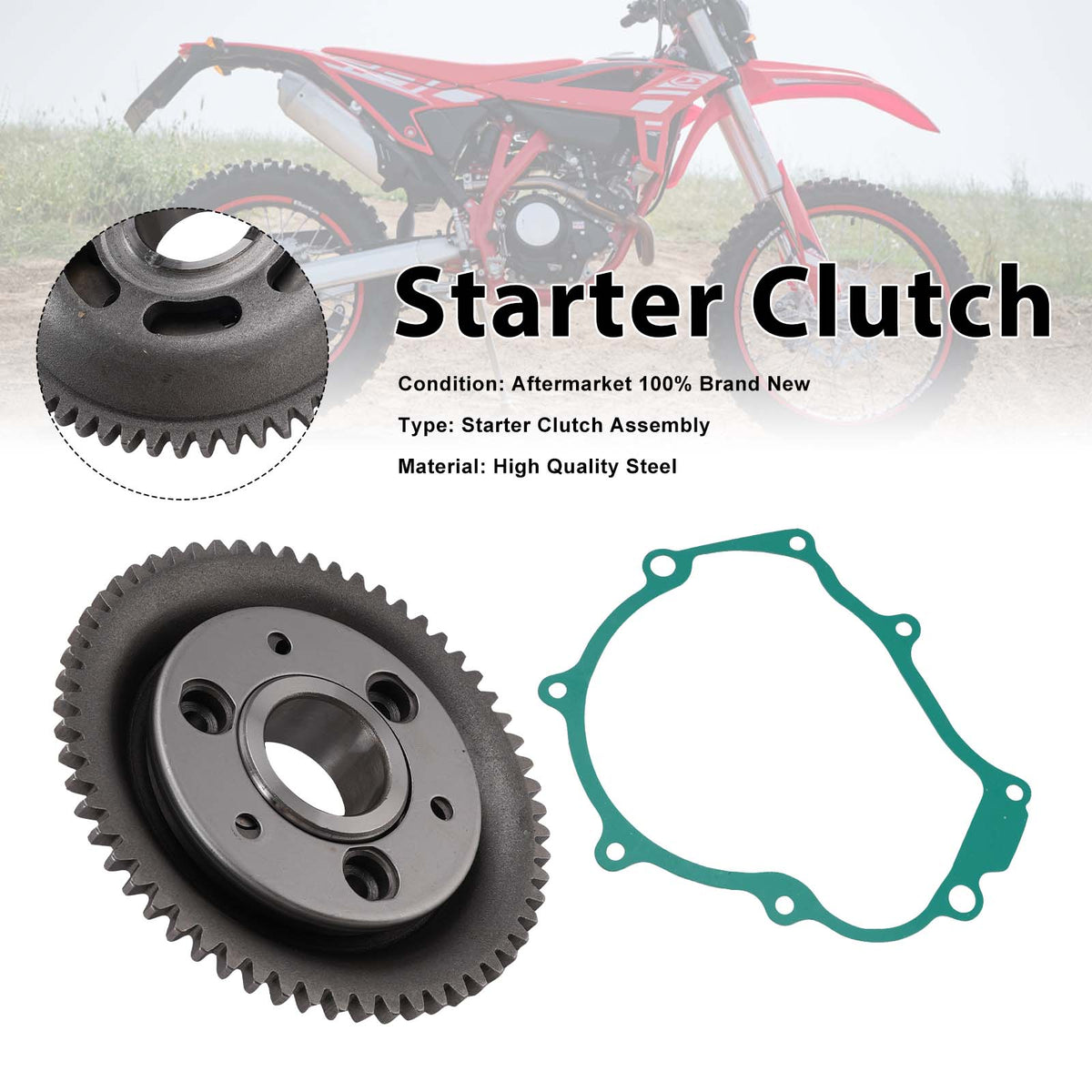 2013-2021 Beta RR 125 LC 4T One Way Starter Clutch 021.07.011.00.00 Generic