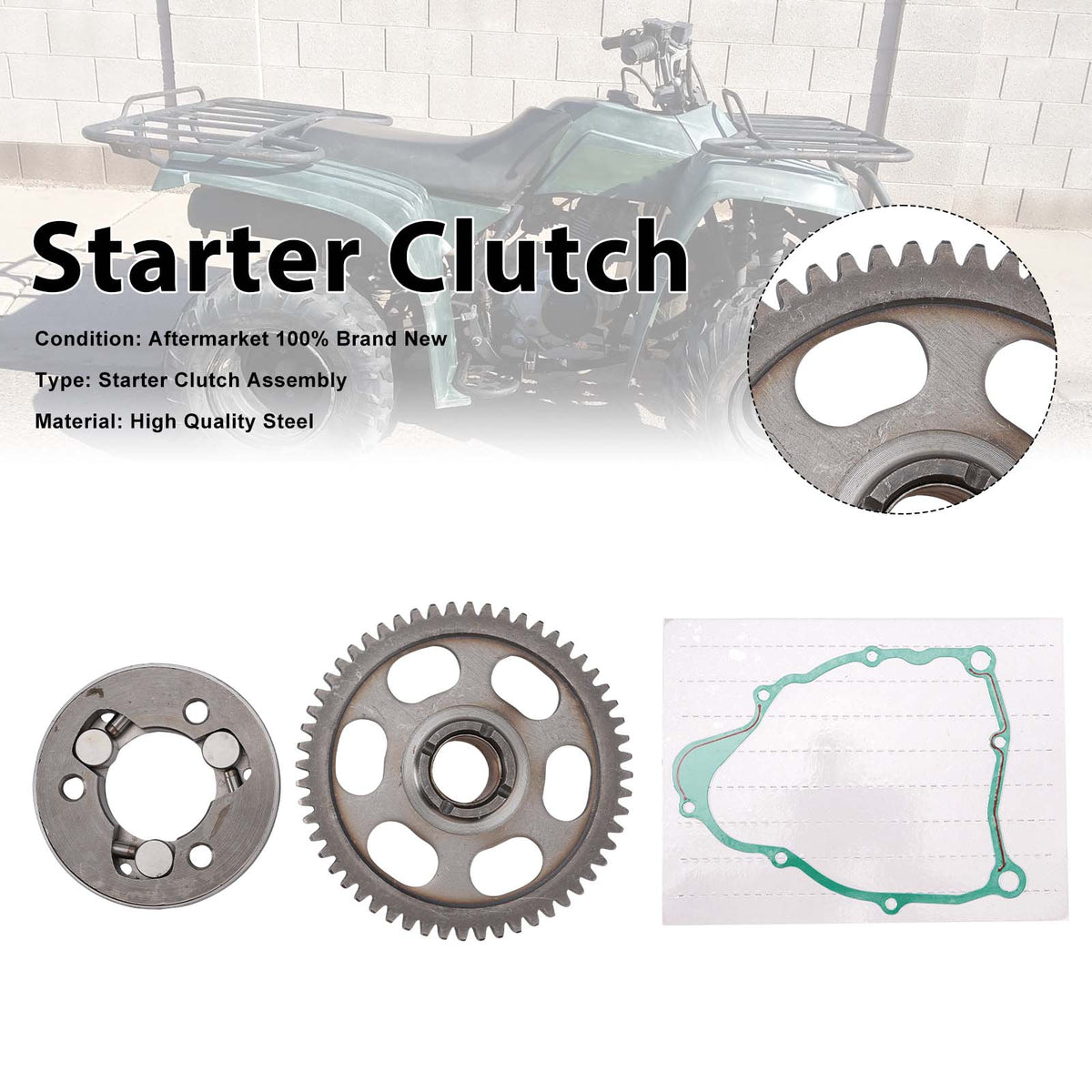 2001-2004 Yamaha YFM250X Bear Tracker 250 One Way Starter Clutch Kits Generic
