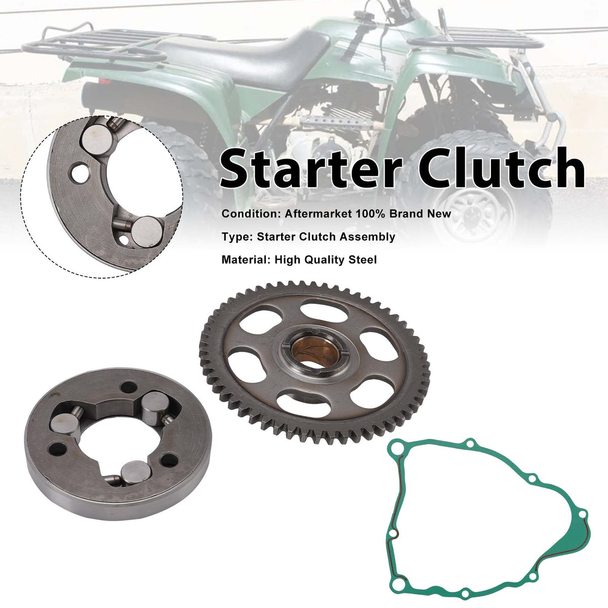 2001-2004 Yamaha YFM250X Bear Tracker 250 One Way Starter Clutch Kits Generic