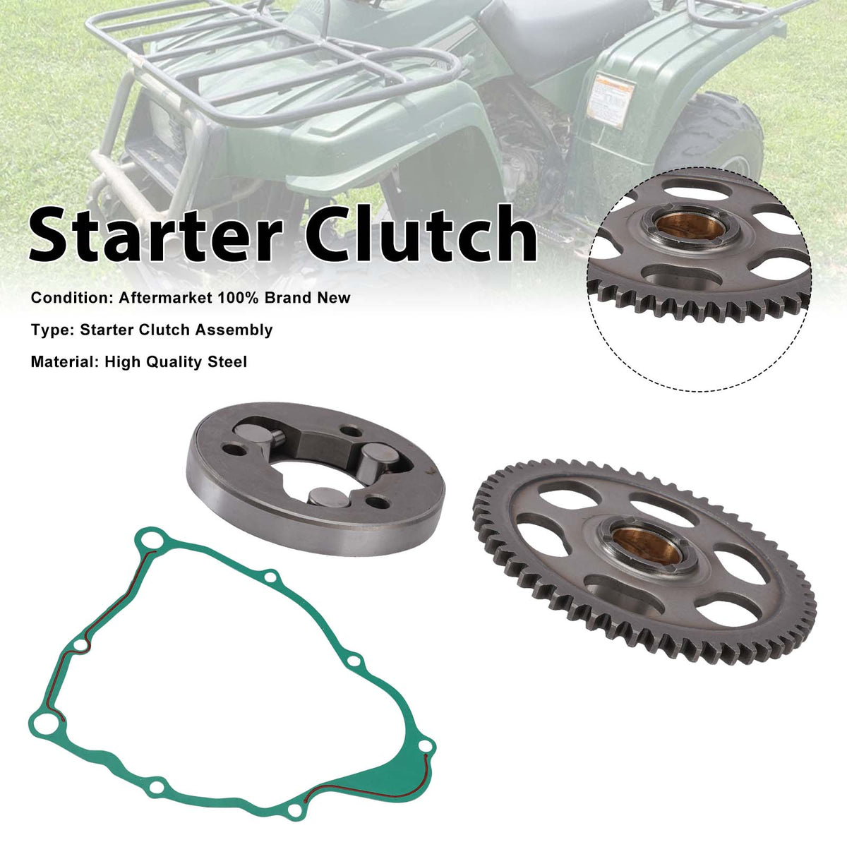 1992-1998 Yamaha YFB250 Timberwolf 2WD One Way Starter Clutch Kits Generic