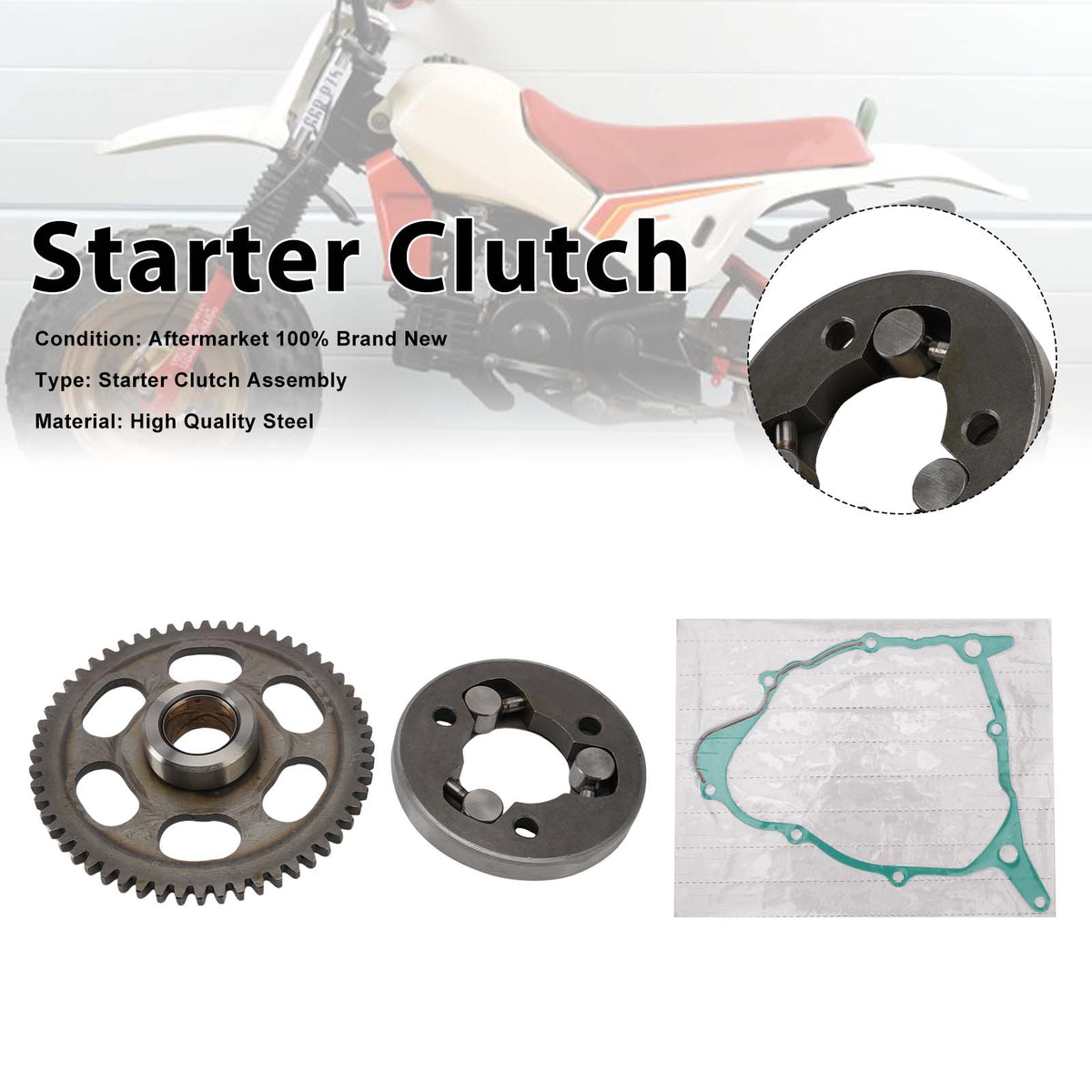 1981-2000 Yamaha SR125 One Way Starter Clutch Kits Generic