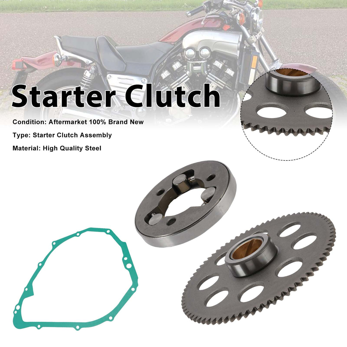 1986-1993 Yamaha XVZ1300 XVZ13 Venture Royale One Way Starter Clutch Kits Generic
