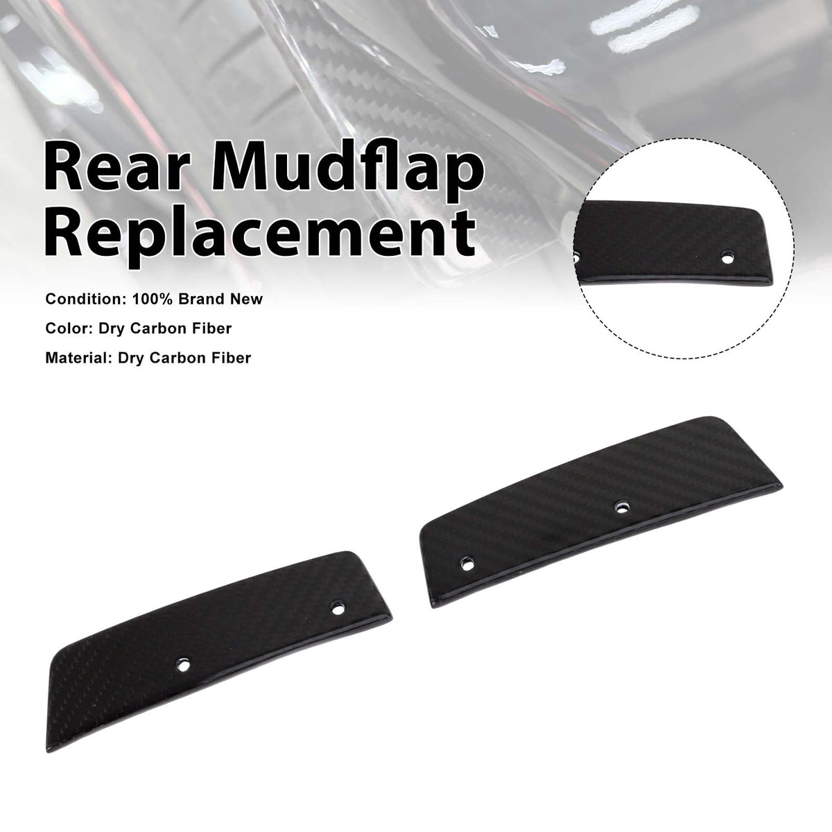 2019-2023 Mercedes Benz G-Class W464 W463A W465 Rear Mudflap Replacement Generic