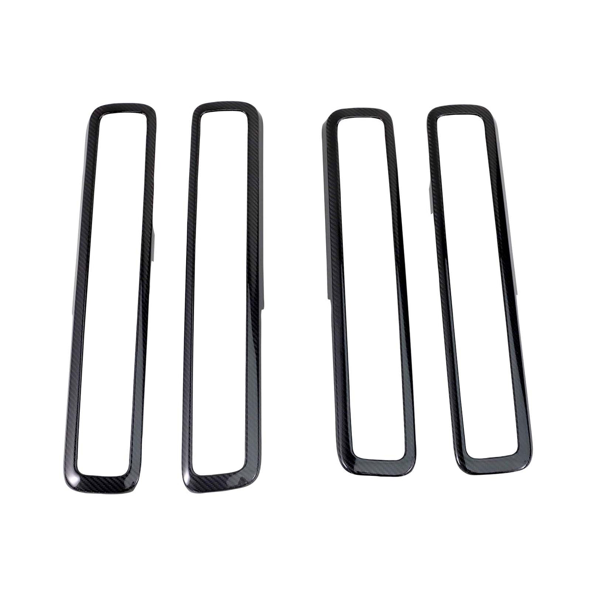 2019-2023 Mercedes Benz G-Class W464 W463A Dry Carbon Fiber Inner Door Frame Cover Trim Generic