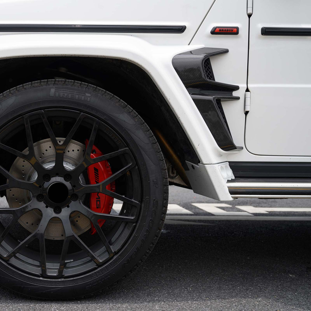 2019- Mercedes Benz W464 W463A B700 B800 Widebody Dry Carbon Fender Flares Arch Trims Generic