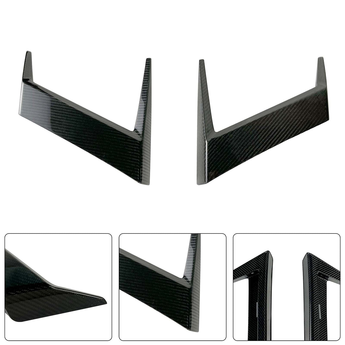 2019-2023 Mercedes Benz G-Class W464 W463A G500 Dry Carbon Side Fender Vent Trim Generic