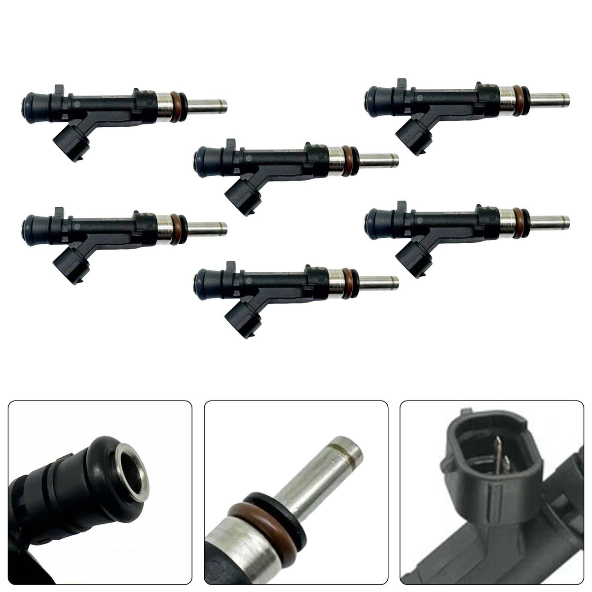 2004-2008 Audi A6 C6 4F2 2.4 6Pcs Fuel Injector B00BHIQA7Q 0 280 158 054 Generic