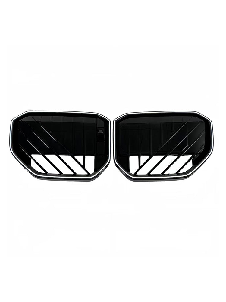 2025- BMW X3 G45 Black Front Bumper Grill Grille W/LED Light Generic