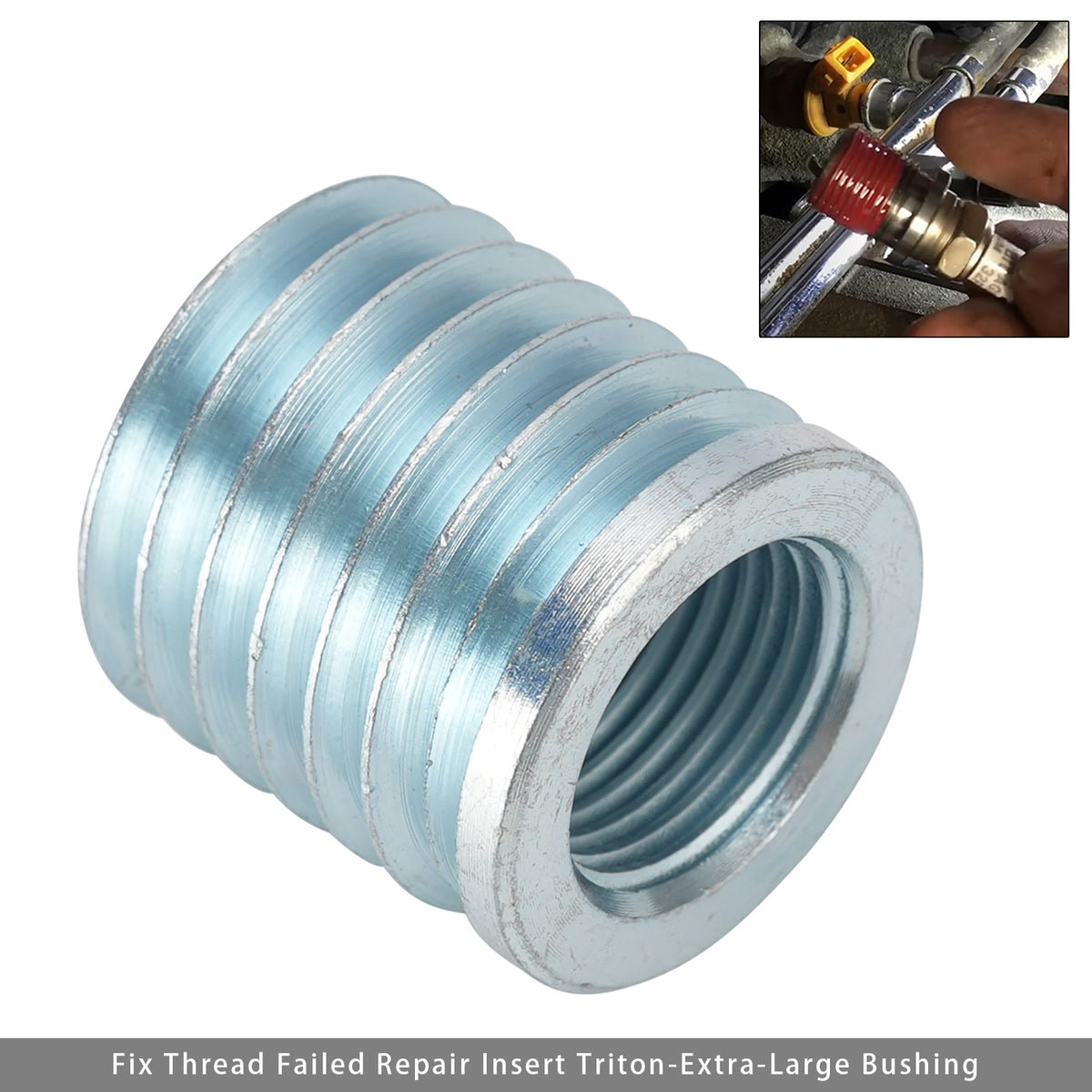 Ford Cylinder Head 4.6L 5.4L Fix Thread Failed Repair Insert Triton-Extra-Large,The bushing is Fix Thread Failed Repair Insert Extra-Large Generic