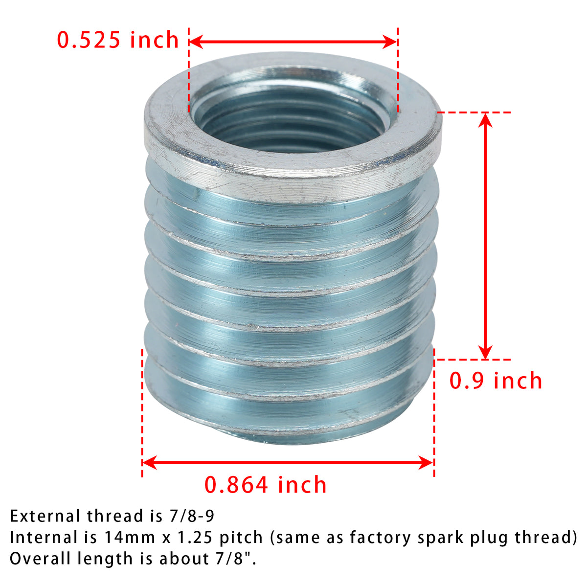 Ford Cylinder Head 4.6L 5.4L Fix Thread Failed Repair Insert Triton-Extra-Large,The bushing is Fix Thread Failed Repair Insert Extra-Large Generic