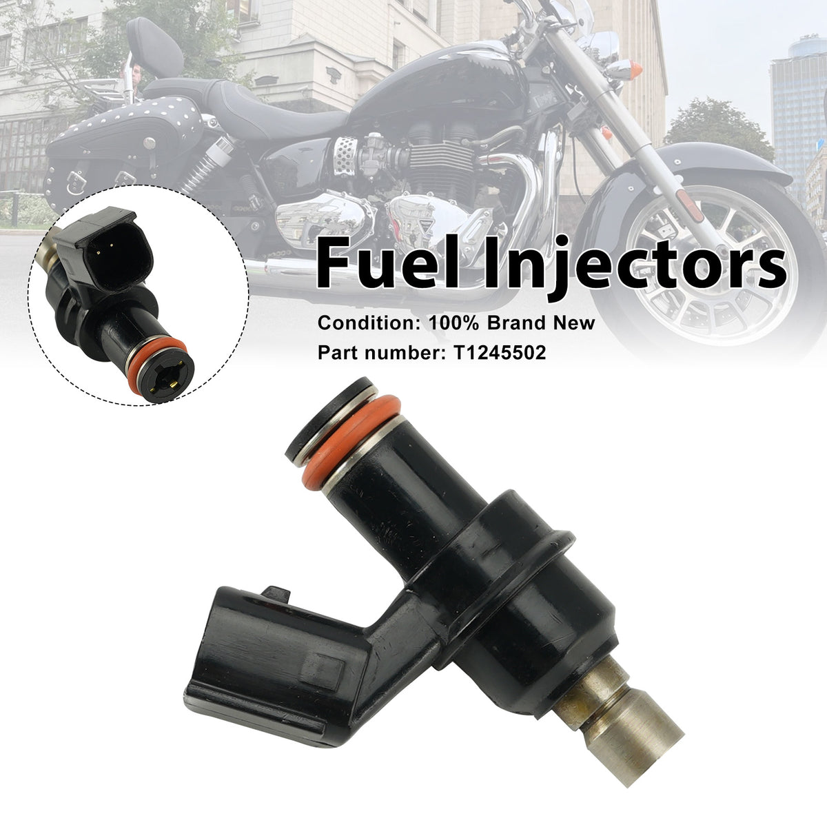 2008-2020 Triumph Thruxton 900 EFI Fuel Injectors T1245502 Generic