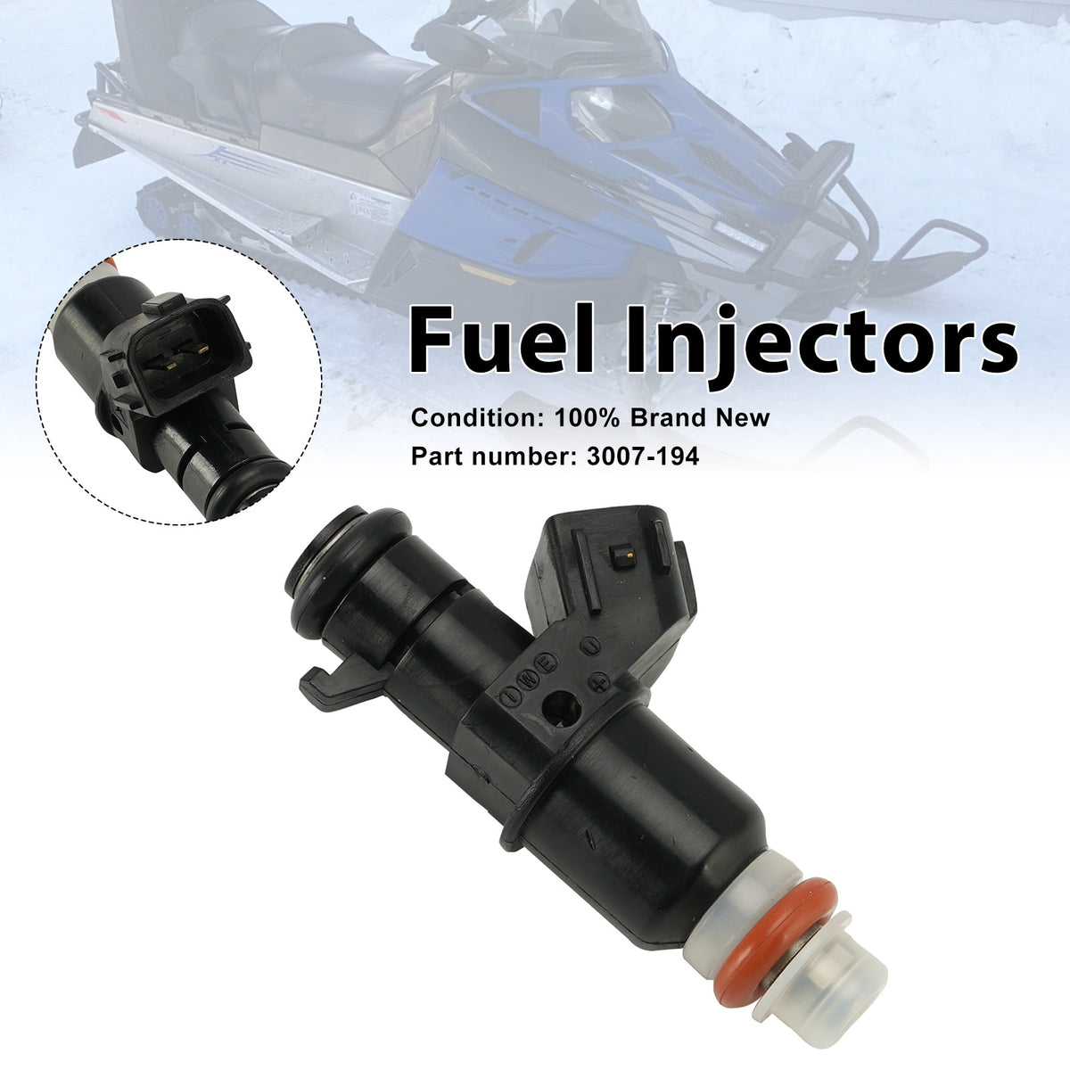 2012-2013 Arctic Cat Proclimb M1100 Fuel Injectors 3007-194 Generic