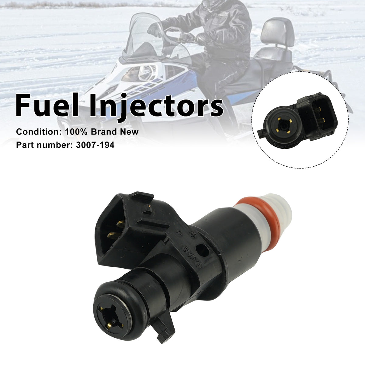 2012-2013 Arctic Cat Procross F1100 Fuel Injectors 3007-194 Generic