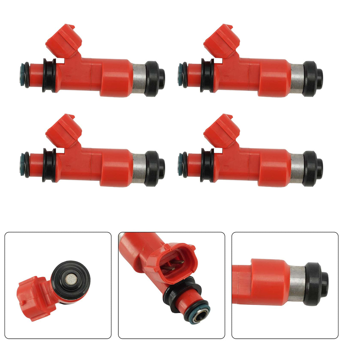 2002-2009 Honda VFR800 4PC Fuel Injectors 16450-MCW-004 15710-65J00 Generic