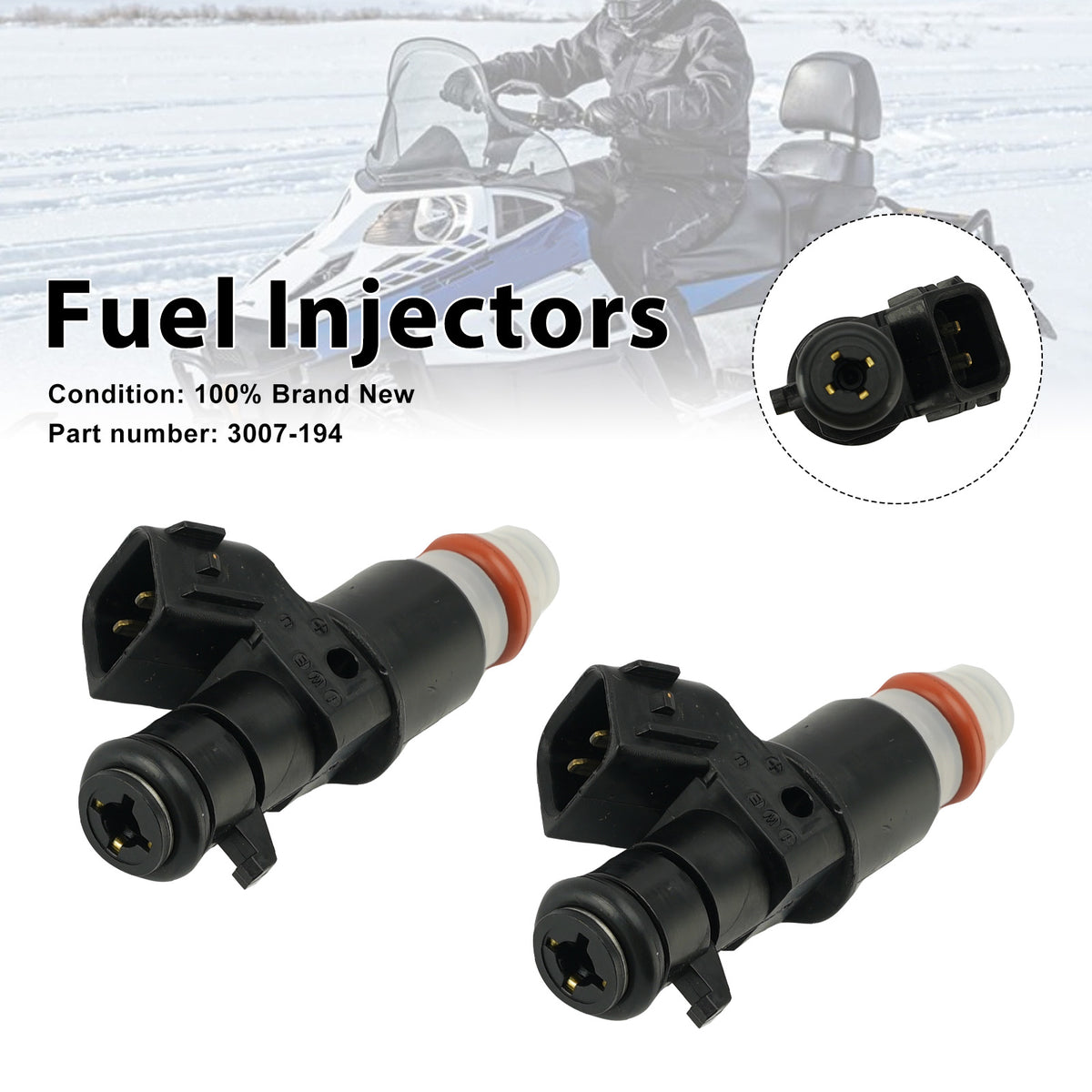 2012-2013 Arctic Cat Procross XF1100 2PC Fuel Injectors 3007-194 Generic