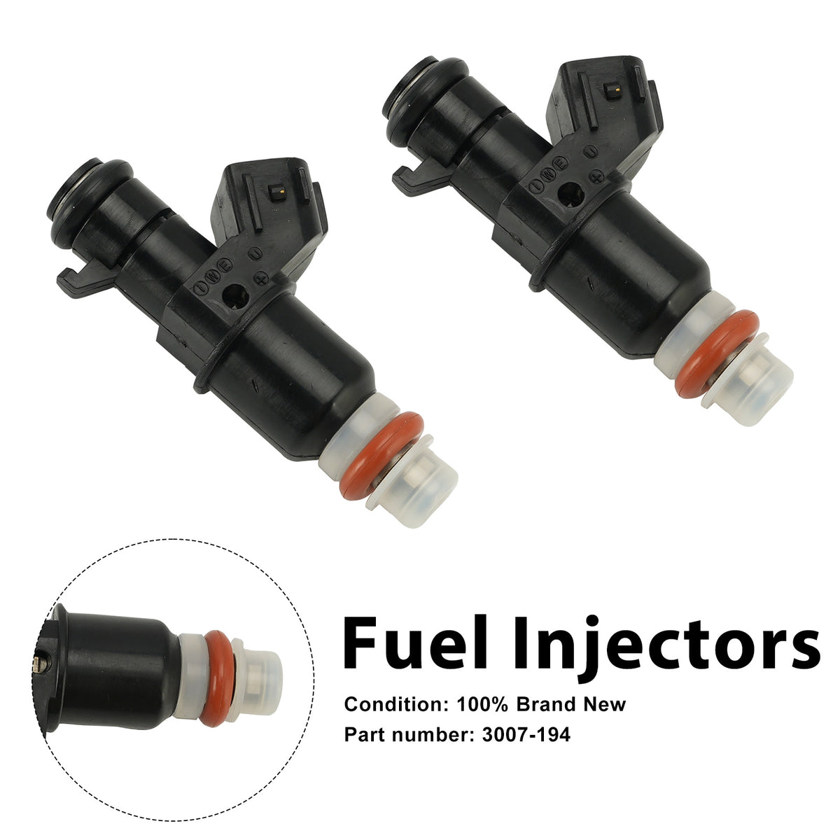 2009-2014 Arctic Cat Bearcat Z1 2PC Fuel Injectors 3007-194 Generic