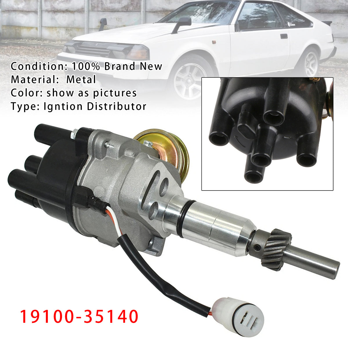 1982 TOYOTA CORONA Ignition Distributor 19100-35140 1910035150 DST731 Generic