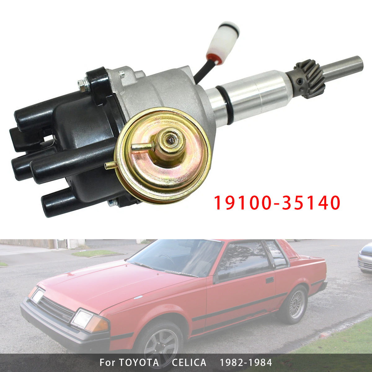 1982-1984 TOYOTA CELICA Ignition Distributor 19100-35140 1910035150 DST731 Generic