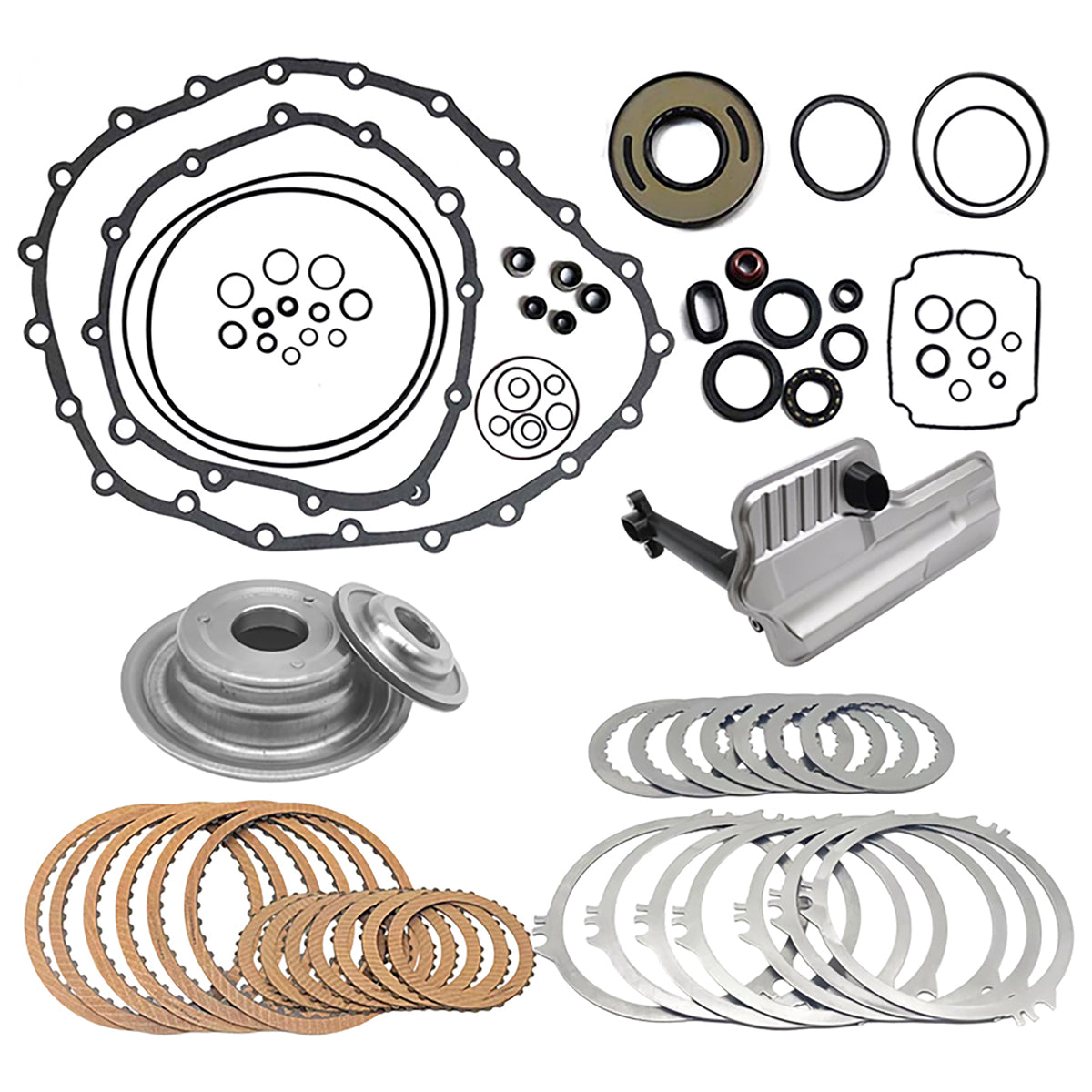 2010 AUDI A7 V6 2.5L 2.8L 3.0L -14 CVT Auto Transmission Master Overhaul Rebuild Kit VL381 T10900E (T10902E+T151080B+T151081A) Generic