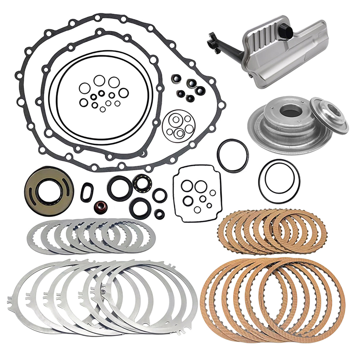 2007 AUDI A4 L4 1.8L 2.0L/V6 3.0L -14 CVT Auto Transmission Master Overhaul Rebuild Kit VL381 T10900E (T10902E+T151080B+T151081A) Generic