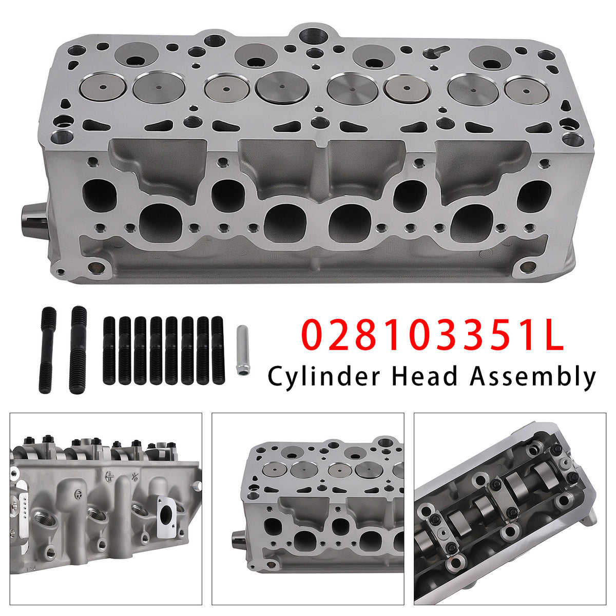 1999-2001 VW Polo (6N2) 1.9 D Complete Cylinder Head 028103351L 028103351N Generic