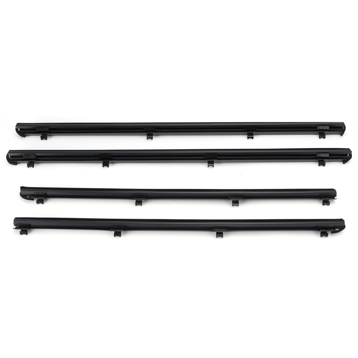 2010-2015 Lexus RX350(GGL10/GGL15) 4Pcs Inner Door Glass Weatherstrip 68173-48050 68174-48050 Generic
