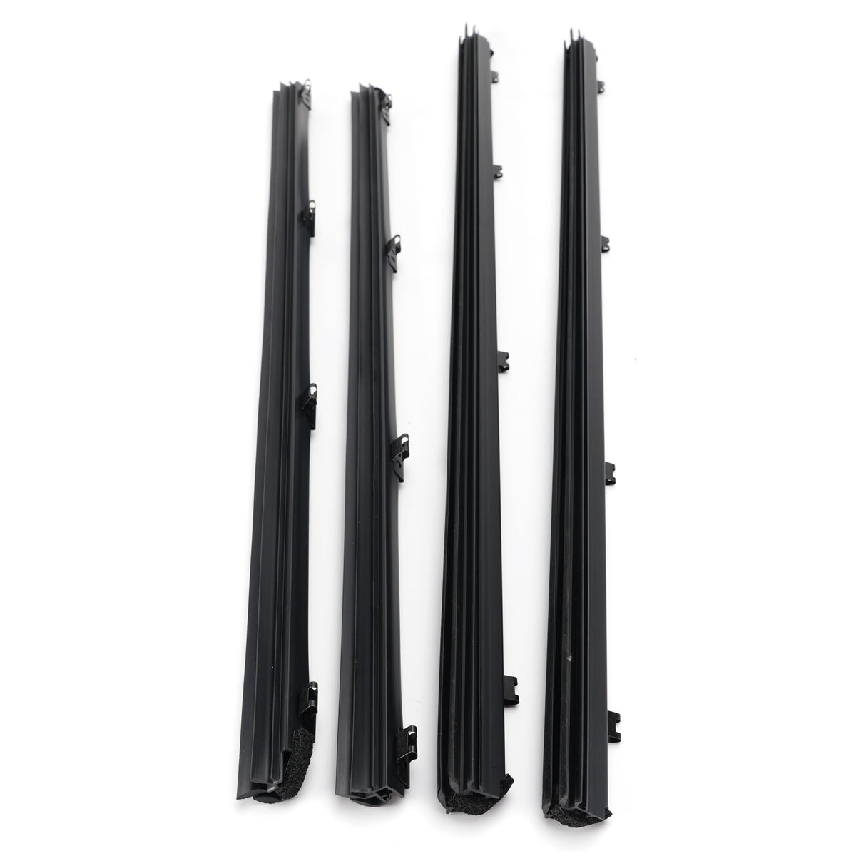2010-2015 Lexus RX450h (GYL10/GYL15) 4Pcs Inner Door Glass Weatherstrip 68173-48050 68174-48050 Generic