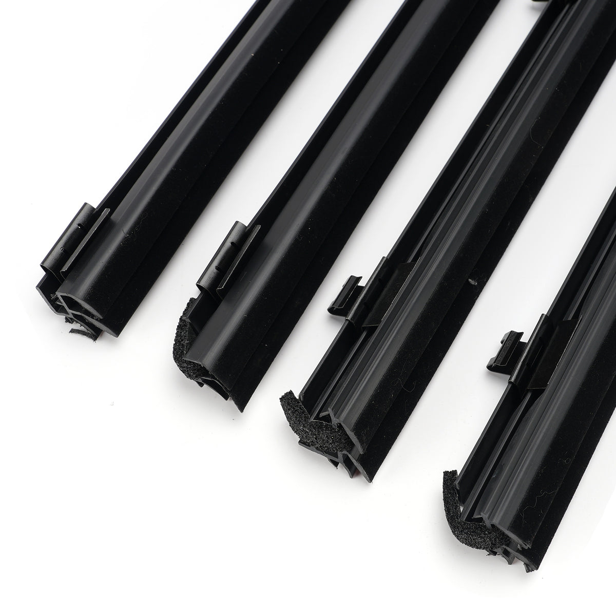 2010-2015 Lexus RX350(GGL10/GGL15) 4Pcs Inner Door Glass Weatherstrip 68173-48050 68174-48050 Generic