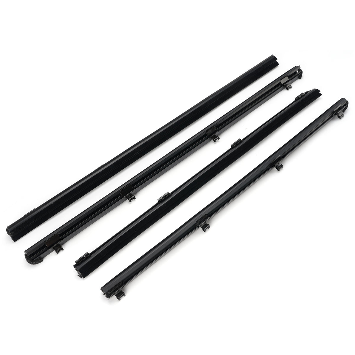 2010-2015 Lexus RX450h (GYL10/GYL15) 4Pcs Inner Door Glass Weatherstrip 68173-48050 68174-48050 Generic