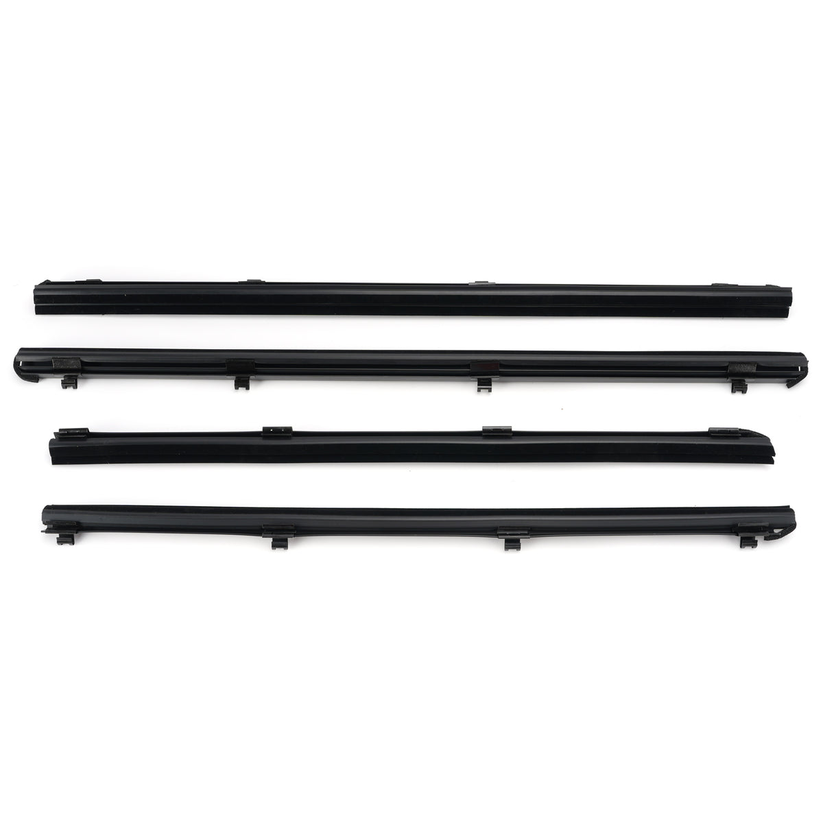 2010-2015 Lexus RX350(GGL10/GGL15) 4Pcs Inner Door Glass Weatherstrip 68173-48050 68174-48050 Generic