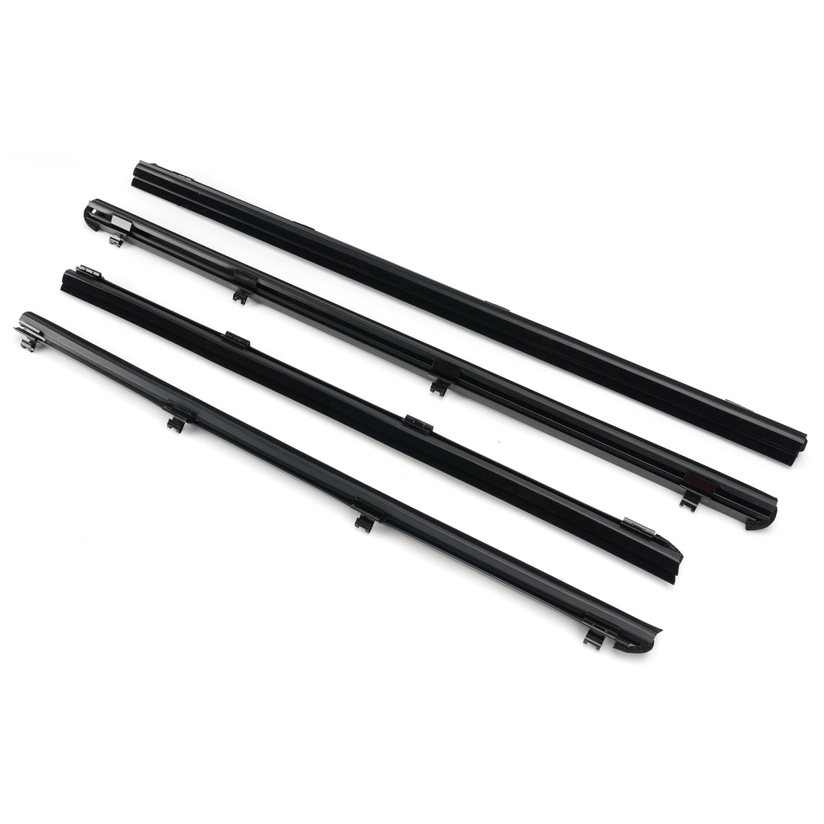 2010-2015 Lexus RX450h (GYL10/GYL15) 4Pcs Inner Door Glass Weatherstrip 68173-48050 68174-48050 Generic