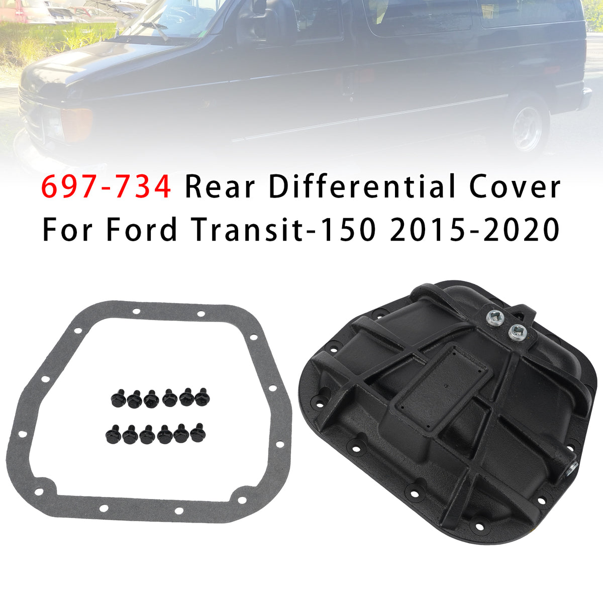 2003-2005 Ford E-150 Club Wagon Rear Differential Cover 697-734 BL3Z4033A Generic