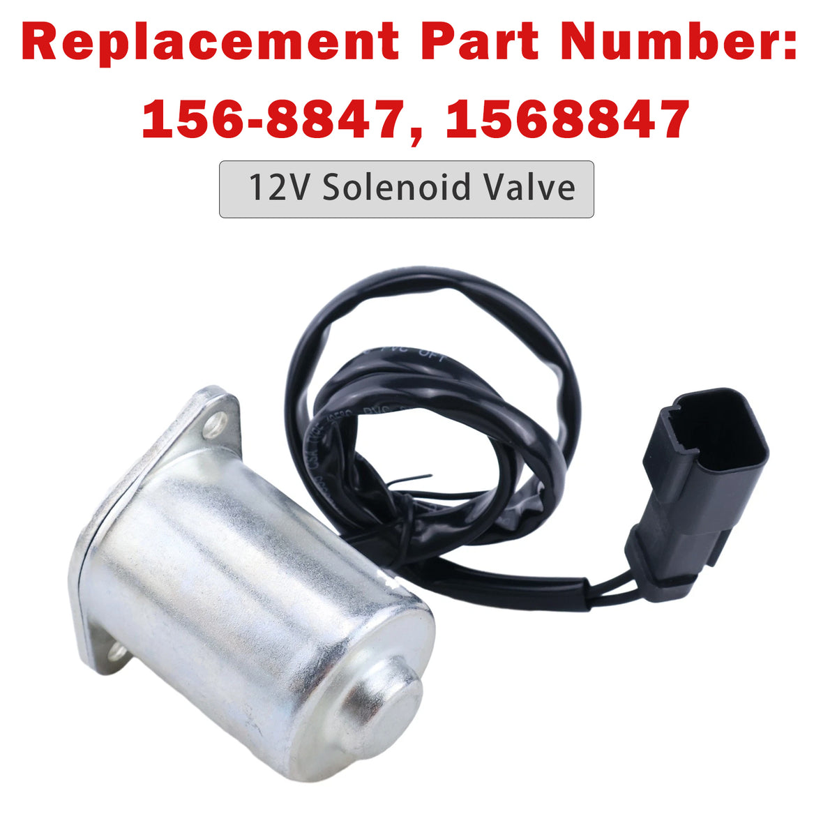 Caterpillar CAT Engine 3003 12V Swing Solenoid Valve CA1568847 156-8847 Generic