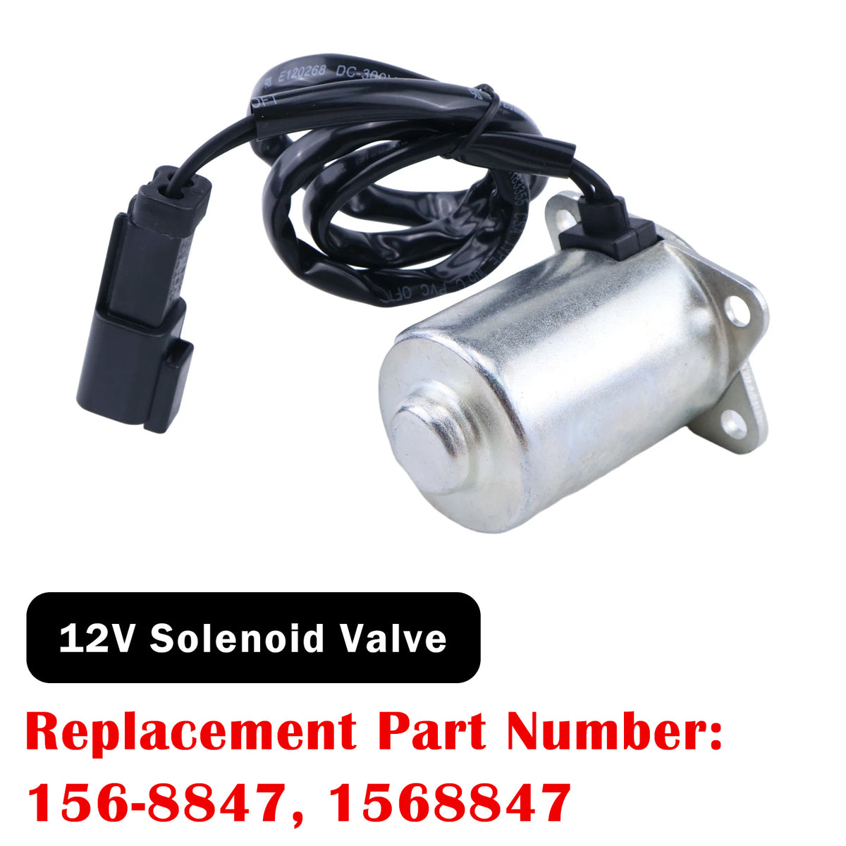 Caterpillar CAT Excavator 302.5 12V Swing Solenoid Valve CA1568847 156-8847 Generic