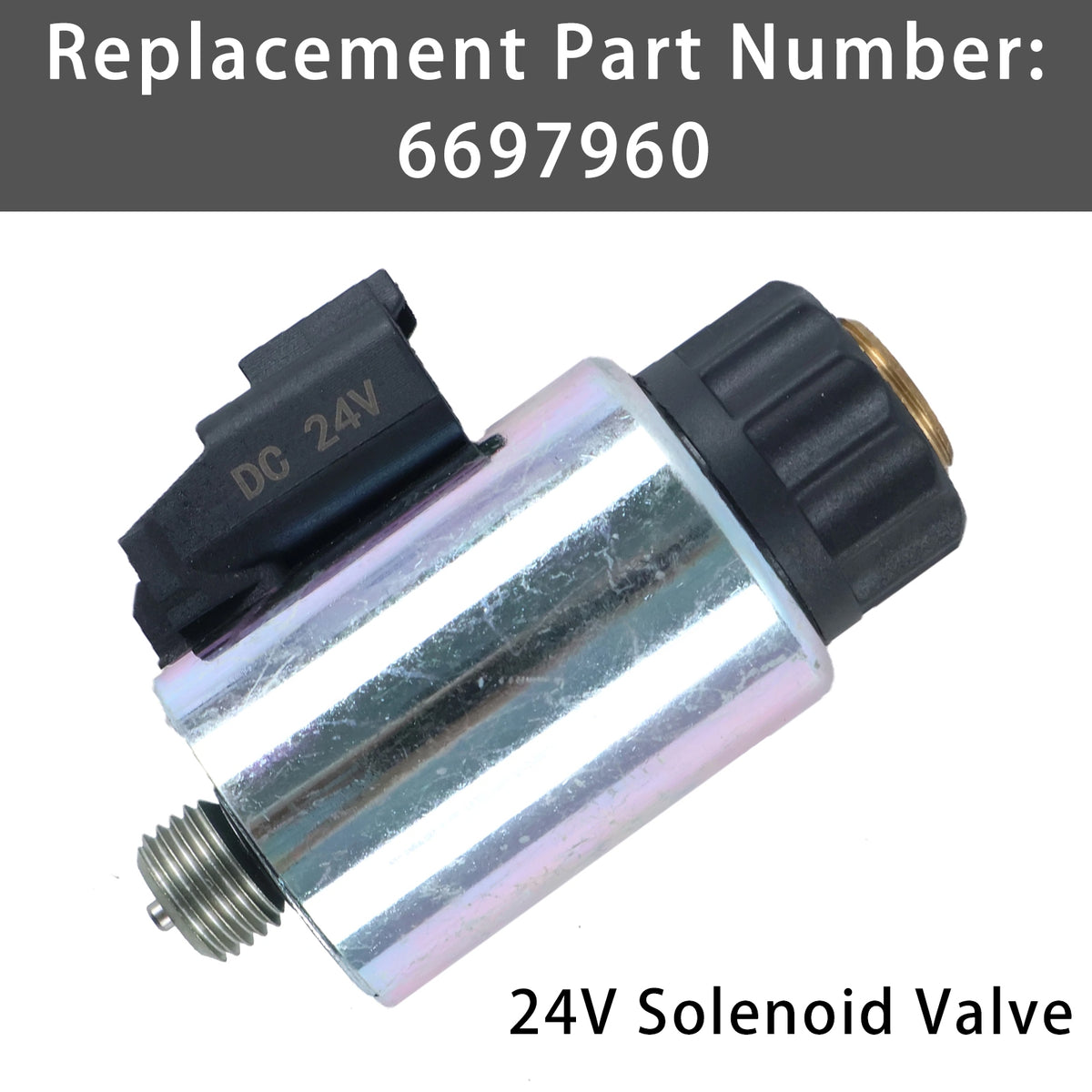 Bobcat Loader T590 Solenoid Valve 24V 6697960 Generic