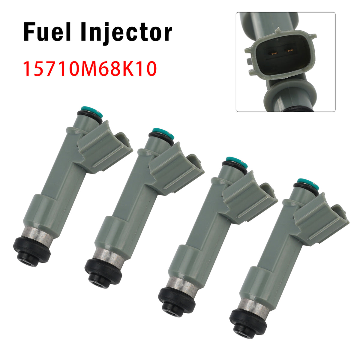 2009-2017 Suzuki Ritz 1st Gen 4Pcs Fuel Injector 15710M68K10 Generic