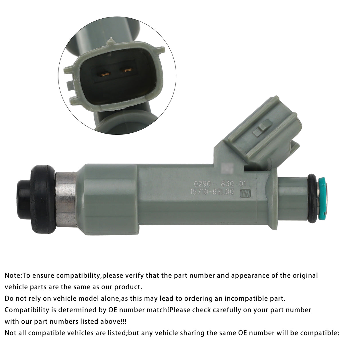 2009-2017 Suzuki Ritz 1st Gen 1Pcs Fuel Injector 15710M68K10 Generic