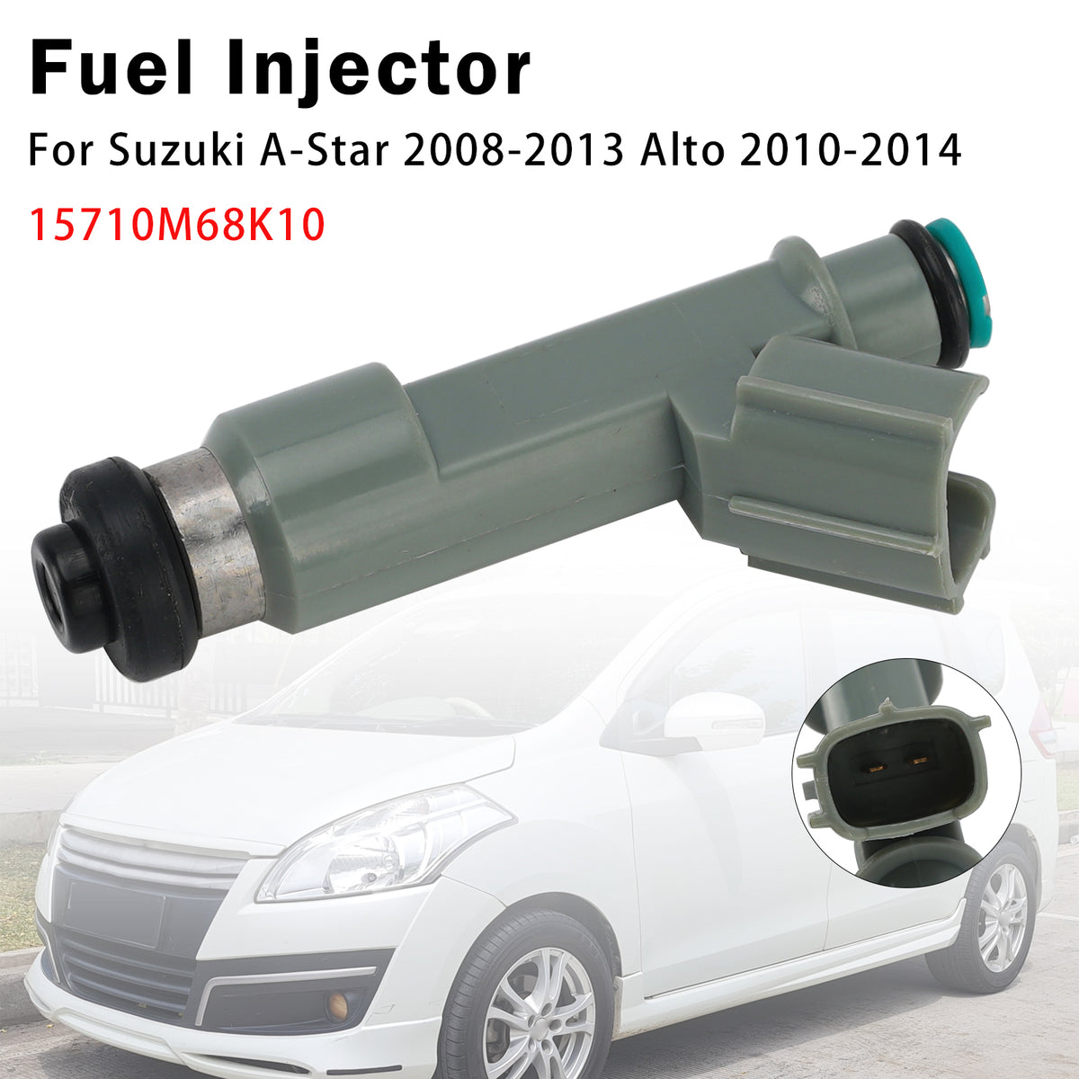 2008-2013 Suzuki A-Star 1Pcs Fuel Injector 15710M68K10 Generic