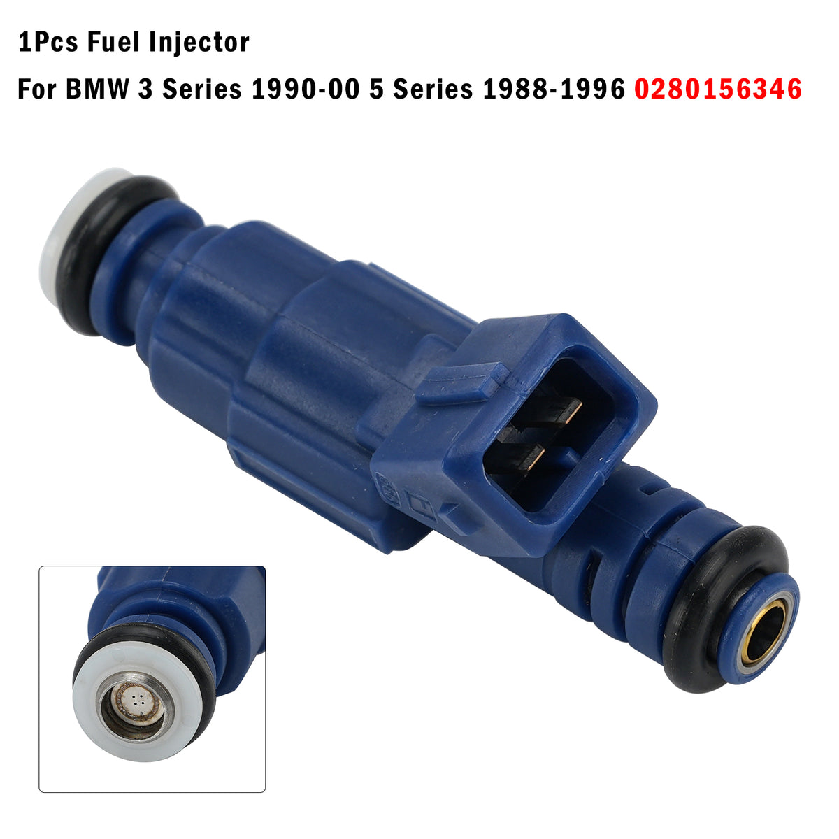 1988-1991 BMW Z1 Roadster 1Pcs Fuel Injector 0280156346 Generic