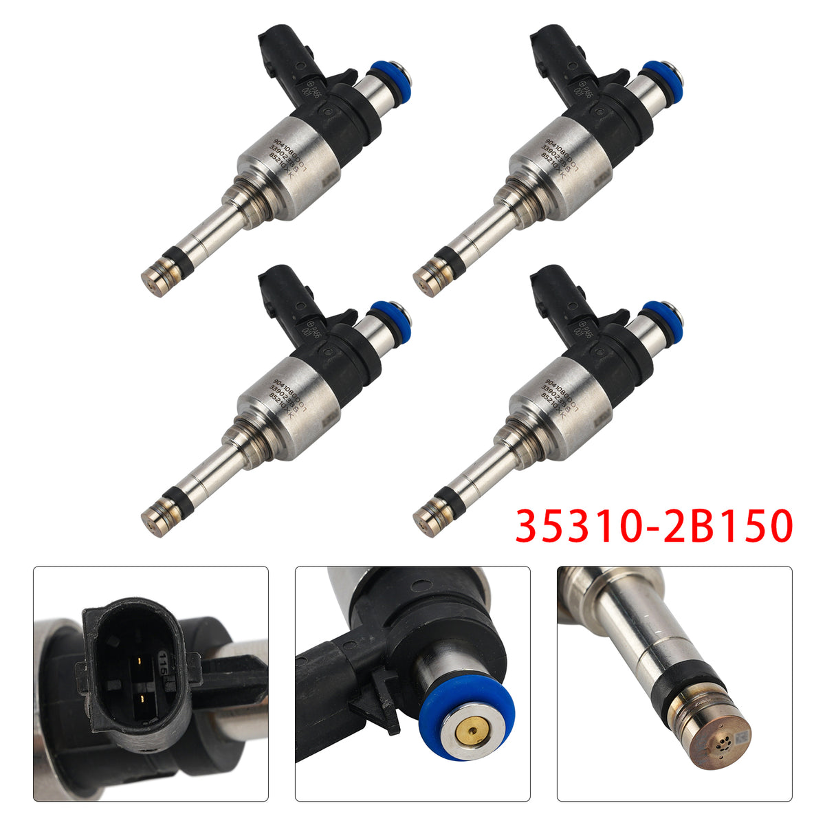 2018-2020 Kia Rio 1.6L 4Pcs Fuel Injector 35310-2B150 Generic