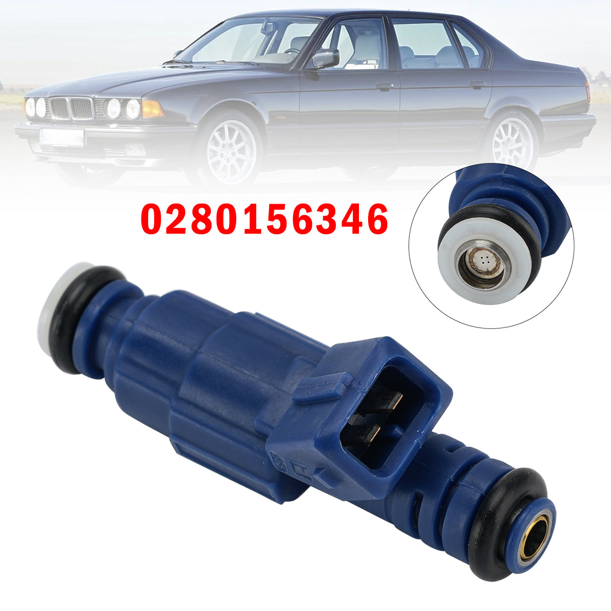 1987-1994 BMW 7 Series E32 1Pcs Fuel Injector 0280156346 Generic