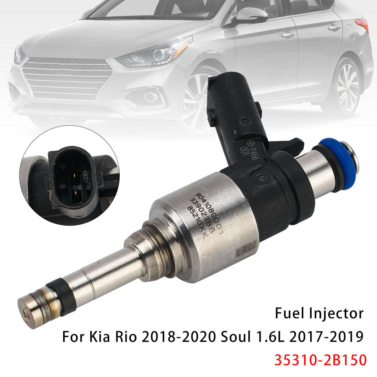 2018-2020 Kia Rio 1.6L 1Pcs Fuel Injector 35310-2B150 Generic