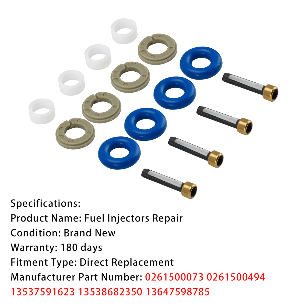2013-2015 Mini Cooper Paceman 1.6L Fuel Injector Seal O-Ring 0261500494 13537591623 Generic
