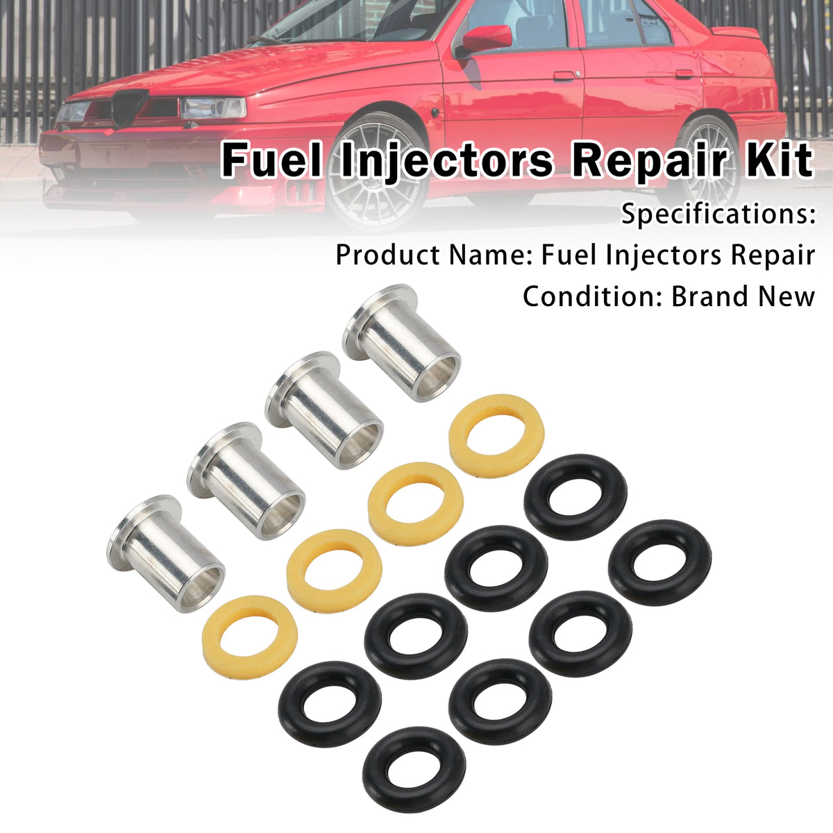 1986-1990 Jaguar Sovereign Fuel Injector Seal O-Ring 9999163369 0280155007 Generic