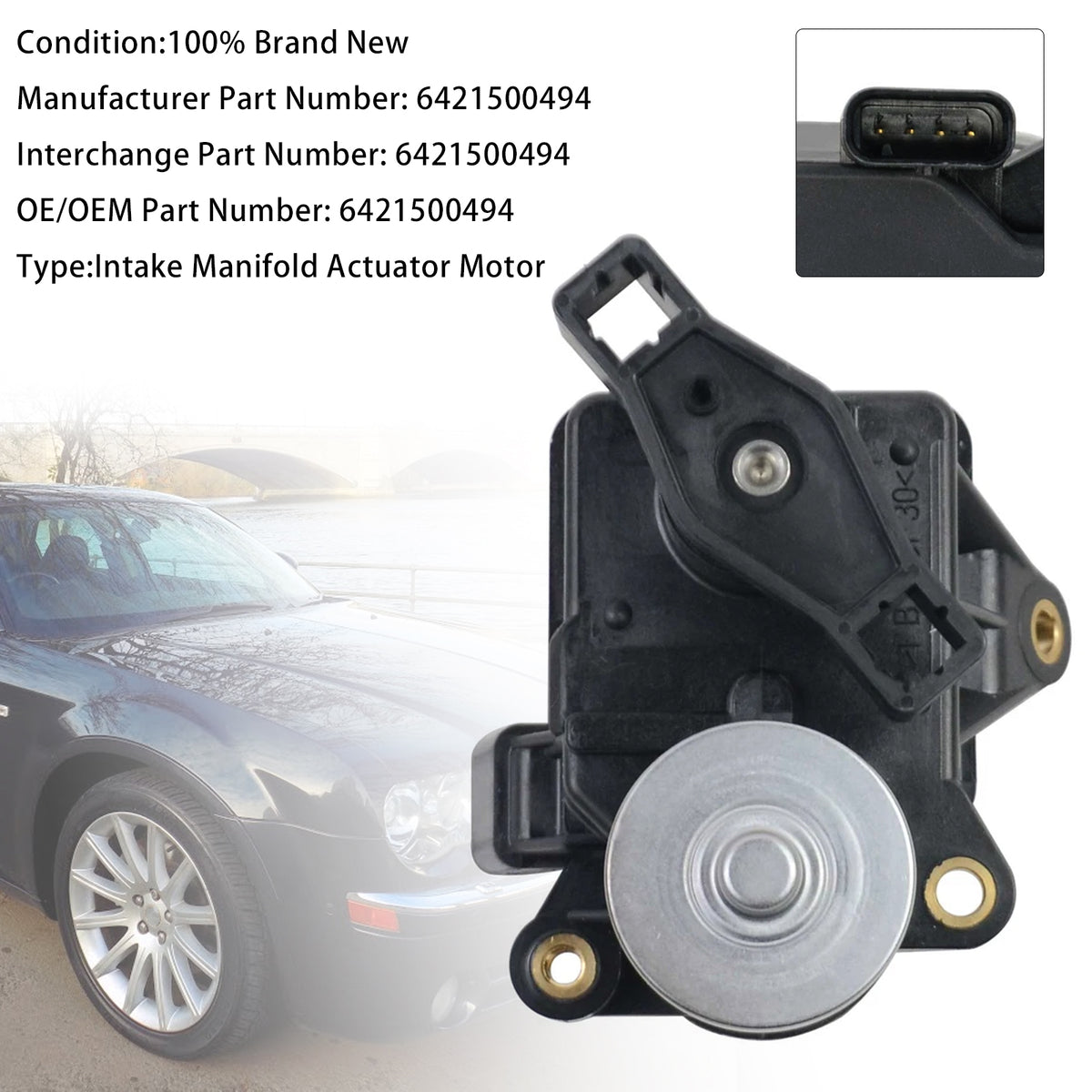 2006-2014 Mercedes-Benz Vito W639 120 CDI Intake Manifold Actuator Motor 6421500494 Generic