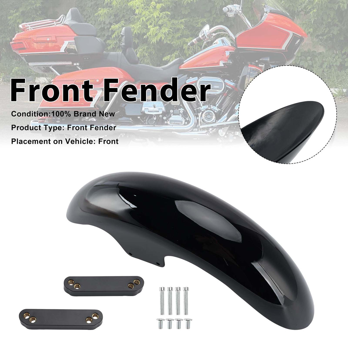 2023-2025 Harley-Davidson FLTRXSE CVO Road Glide 21" Front Fender Generic