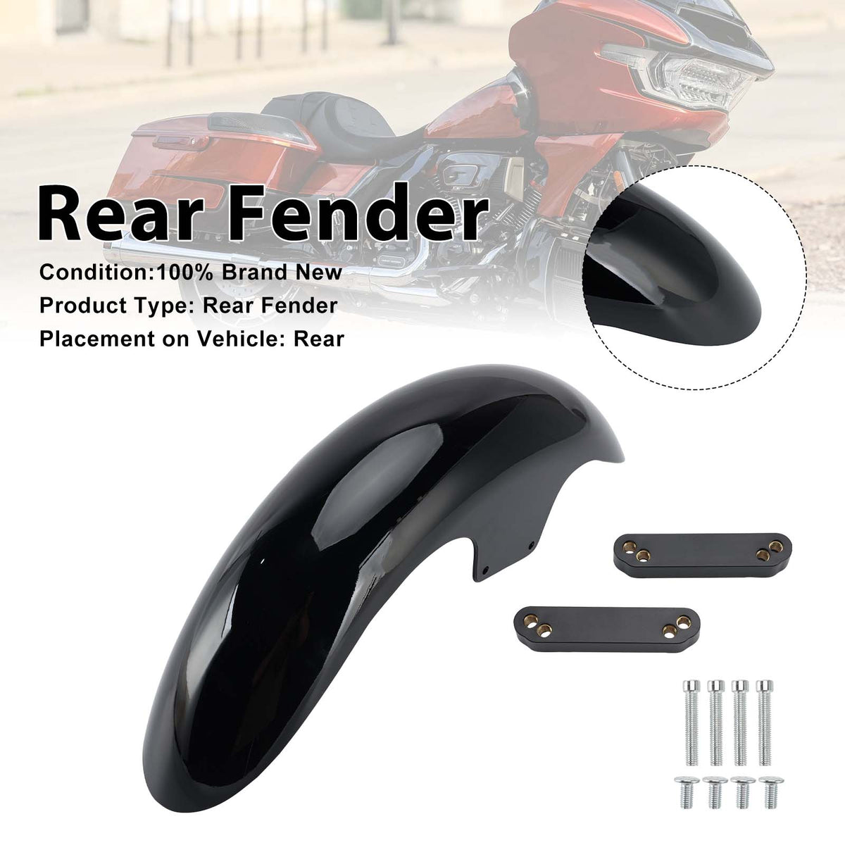 2026 Harley-Davidson Street Glide Limited FLHXL 21" Front Fender Generic