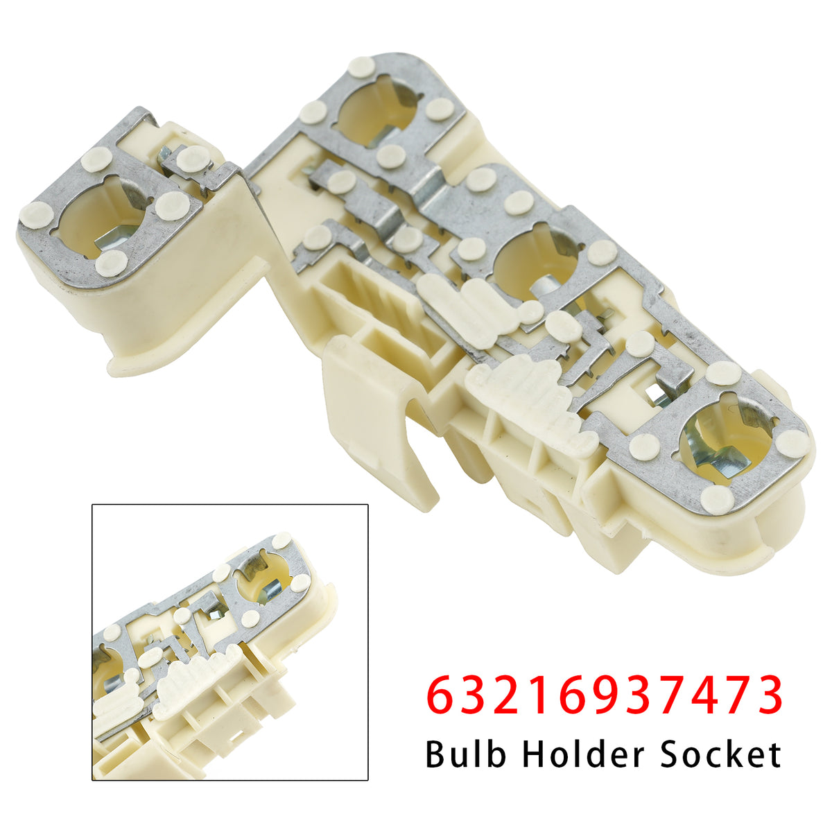 2005-2008 BMW 3 Series E90(Sedan) (Pre-LCI) Rear Left Bulb Holder Socket 63216937473 Generic